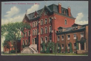 Michigan Detroit - Sacred Heart Academy, Jefferson Avenue, Founed in 1850 - DB