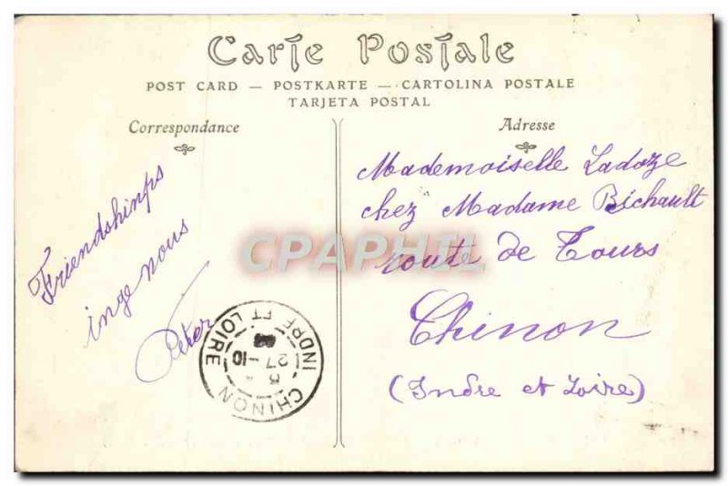 Postcard Old Saumur Nantilly Church of Our Lady of Saint John the Baptist in ...