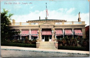 Postcard MO St. Joseph The Elks Club