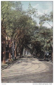 High Street, PORTLAND, Maine, 1900-1910s