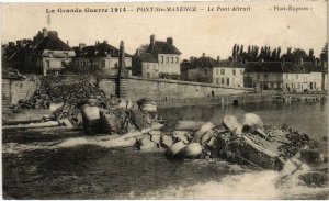 CPA Pont-Sainte-Maxence - Le Pont Detruit - 1914 (1032566)