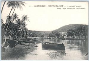 FORT de FRANCE, MARTINIQUE, West Indies W.I.   La RIVIERE MADAME c1910s Postcard