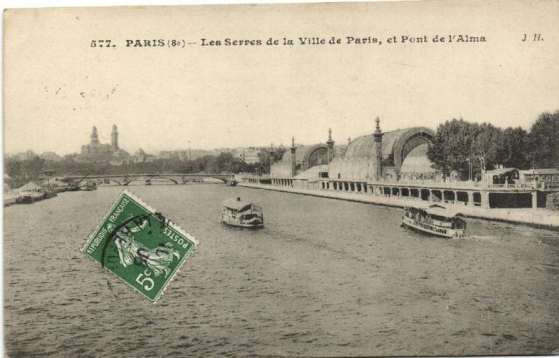 CPA Paris 8e (Dep.75) - 557. Les Serres de la Ville de Paris (55558)