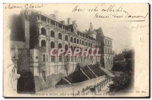 Old Postcard Chateau de Blois wing Francois 1er Exterior Facade