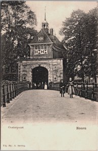 Netherlands Hoorn Oosterpoort Vintage Postcard C173