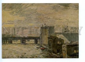 498834 Poland 1960 artist Wlodzimierz Zakrzewski warehouses on Thames Praza