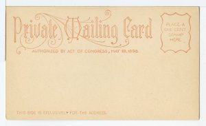 LAKE SAN CRISTOVAL, COLORADO, PRIVATE MAILING CARD, 1898-1902