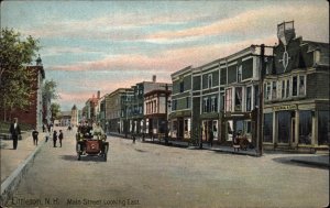 Littleton New Hampshire NH Main St. Cars 1900s-10s Postcard