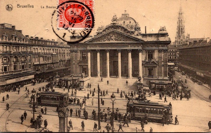 Belgium Brussels La Bourse 1923