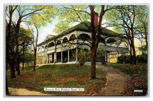 Hanscom Park Pavilion Omaha Nebraska NE UNP DB Postcard V16