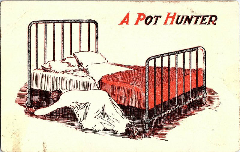 A Pot Hunter Vintage Standard View Postcard 