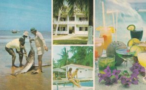 Fishing at Shelly Beach Hotel Kenya Postcard
