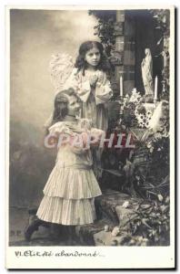 Old Postcard Fantasy Children Angel