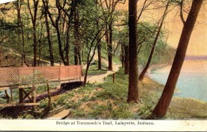 Indiana Lafayette Bridge At Tecumseh's Trail