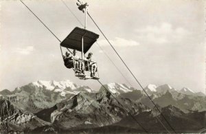 Postcard Beatenburg Niederhorn Sports Railway Switzerland