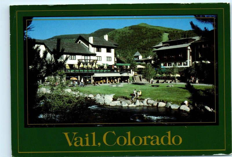 Vail Colorado CO Gore Creek 1980s Vintage 4x6 Postcard D34