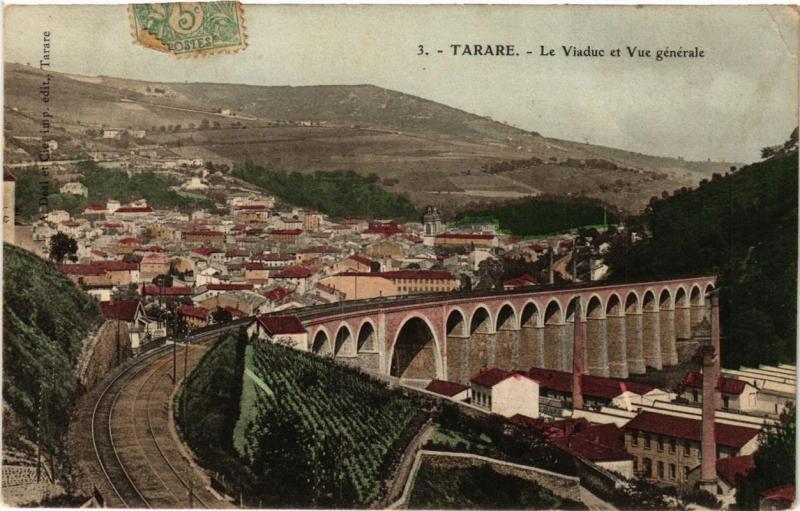 CPA Tarare Le Viaduc et Vue generale (614277)