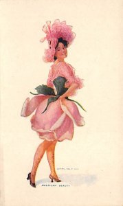 Approx. Size: 3 x 5 Woman dancing  Late 1800's Tradecard Non  