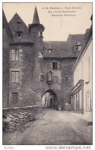 Uzerche, Porte Becharie dite, Porte Barachaude, Monument Historique, 00-10s