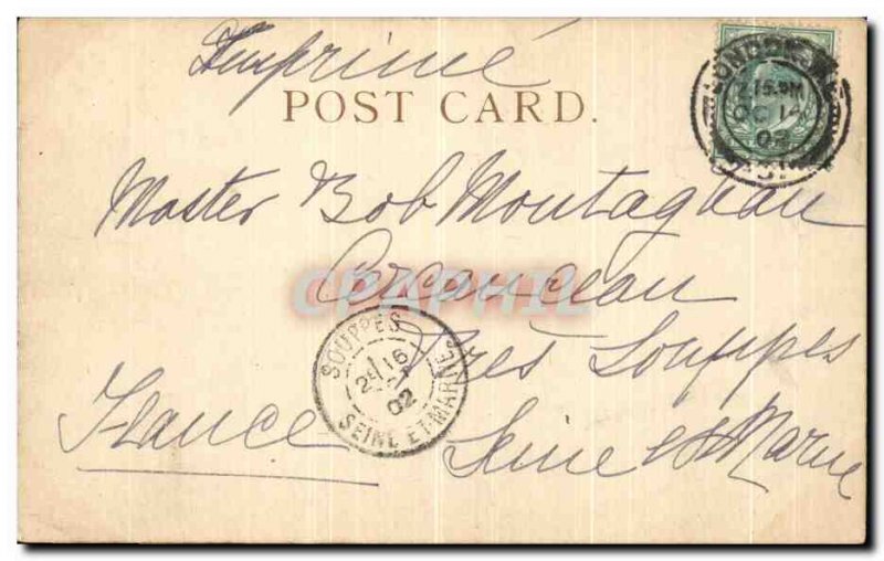 Postcard Old Palace Lamgeth London Boat Boadicea