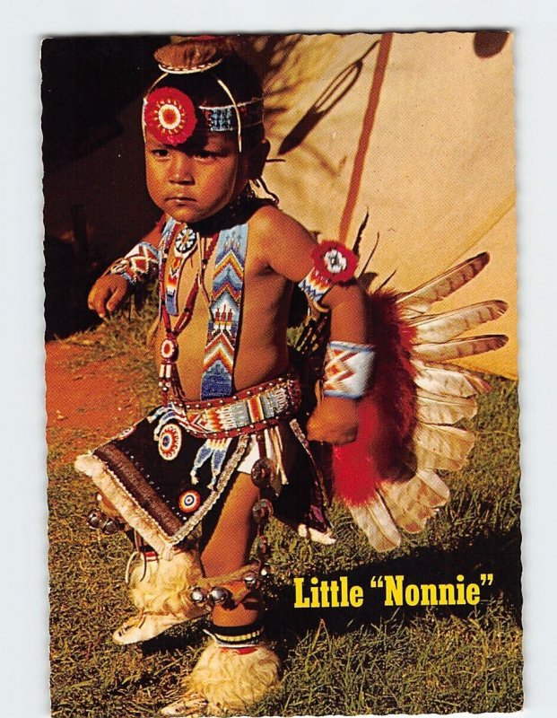 Postcard Little Nonnie Indian Hospitality