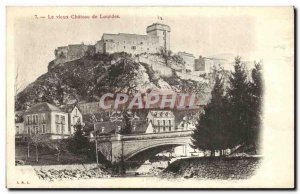 Old Postcard Lourdes Le Vieux Chateau de Lourdes