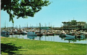 Oak Bay Marina Victoria BC Vancouver Island Boats Unused Postcard G60