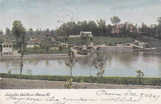 Illinois Peoria Lake Glen Oak Park 1907