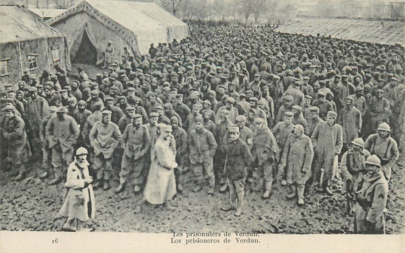 World War 1914-1918 France prisoners at Verdun 