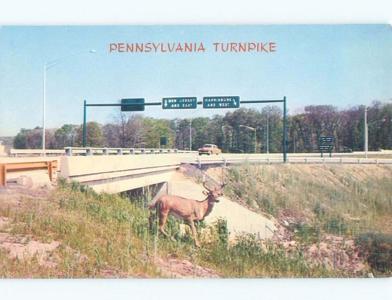 Pre1980 FORT WASHINGTON INTERCHANGE ON TURNPIKE by Philadelphia PA E7158 United States