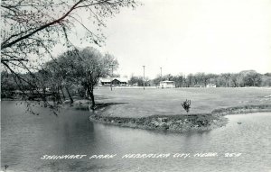 RPPC Postcard; Steinhart Park, Nebraska City NE Otoe County LL Cook 26-A