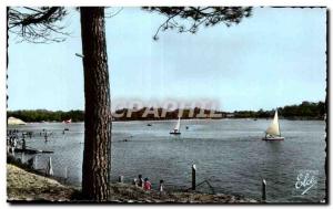 Postcard Modern Boating Hossegor beach front Bourret