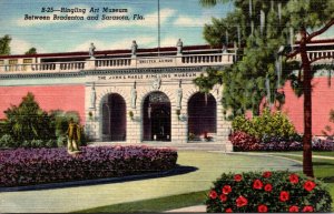 Florida Sarasota Ringling Museum Art Museum Entrance 1950 Curteich