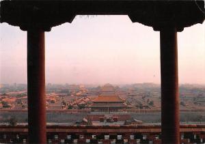 BR91765 distant view of forbidden city china