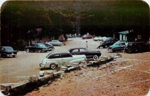 1950s Leasburg Missouri Onondaga Cave restaurant auto occupation Postcard 26-643