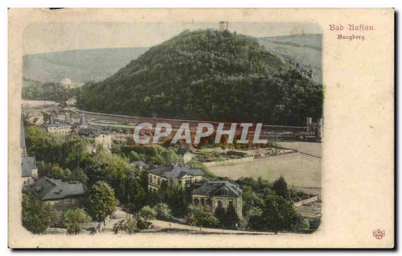 Old Postcard Bad Nassau Burgberg