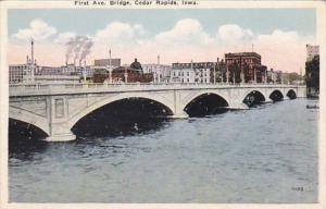 Iowa Cedar Rapids First Avenue Bridge