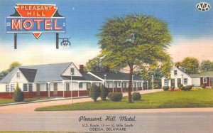 LEWES MILLSBORO ODESSA DELAWARE HOTEL MOTEL GROUPING OF 3 POSTCARDS (1940s)