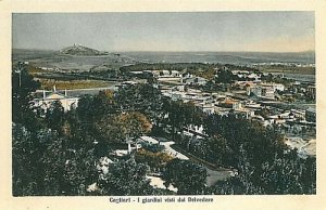 VINTAGE POSTCARD: CAGLIARI City: GARDENS-