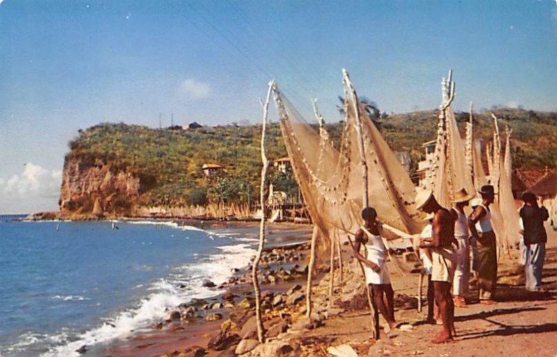 Fishing Village Africa, Afrika Unused 