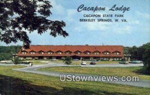 Cacapon Lodge, Cacapon State Park - Berkeley Springs, West Virginia WV  