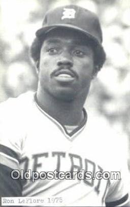 Ron LeFlore  Detroit tigers baseball, Detroit tigers, Detroit sports