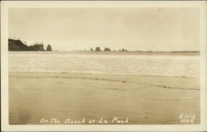 LaPush La Push WA Beach Ellis Real Photo Postcard