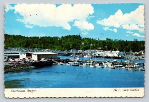 c1979 Boat Basin at Charleston Oregon 4x6 VINTAGE Postcard 1600