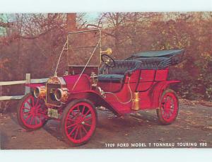 Unused Pre-1980 postcard ANTIQUE 1909 FORD MODEL T TOURING 980 CAR o8380