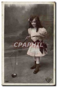 Old Postcard Diabolo Child