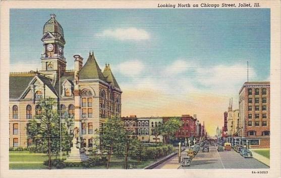 Looking North On Chicago Street Joliet Illinois