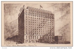 Hotel Pere Marquette, PEORIA, Illinois, 1910-1920s