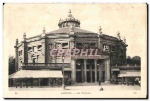 Old Postcard Amiens Circus