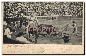 Old Postcard Bullfight Bullfight In arenas